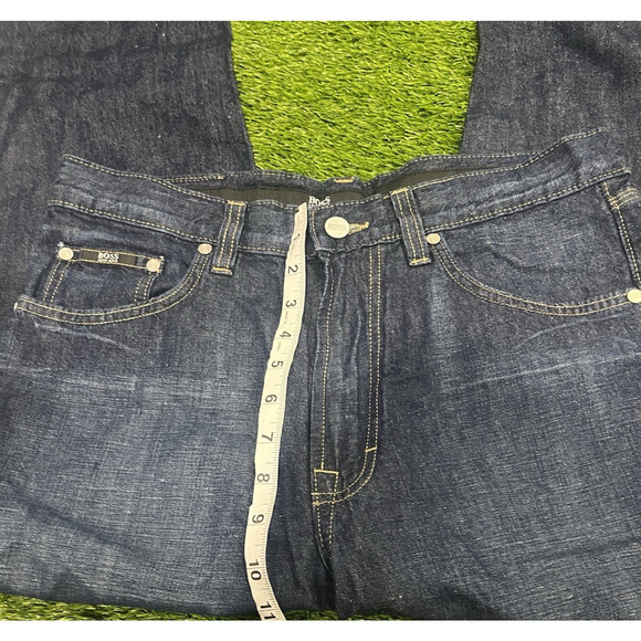 Hugo Boss Alabama Straight Leg Dark Wash Jeans Men's Size 33X28 - Picture 7 of 8